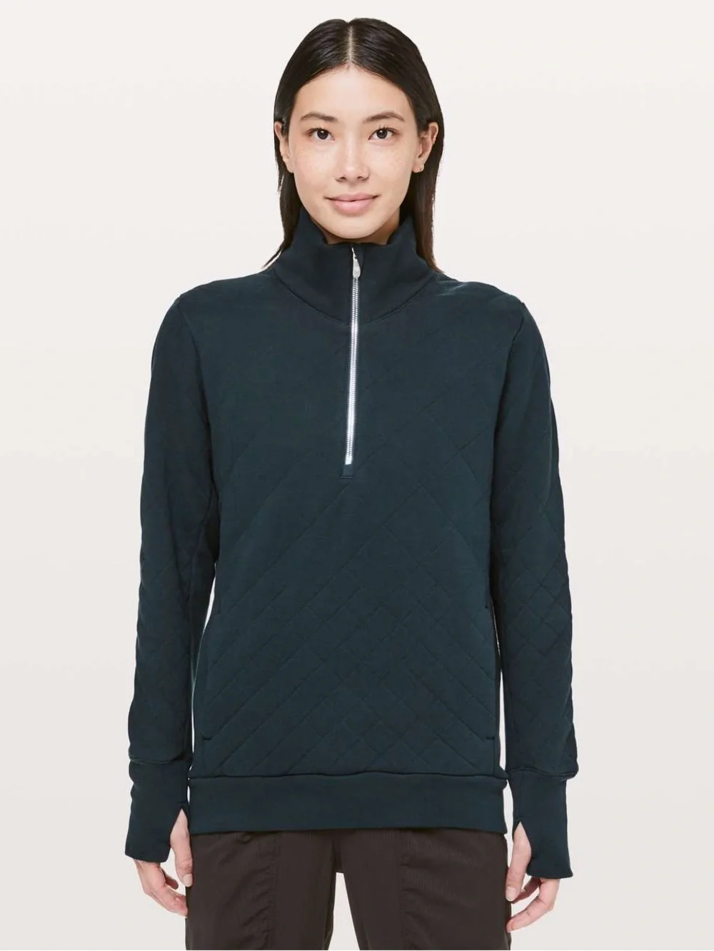 Lululemon Forever Warm Half Zip Hoodie Size 6
